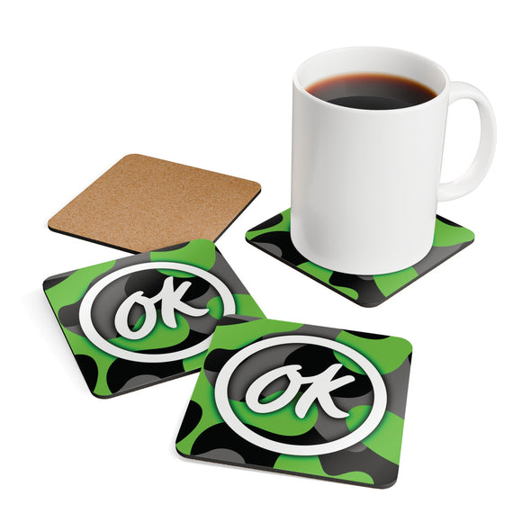 Corkwood Coaster Set - OKO Camo