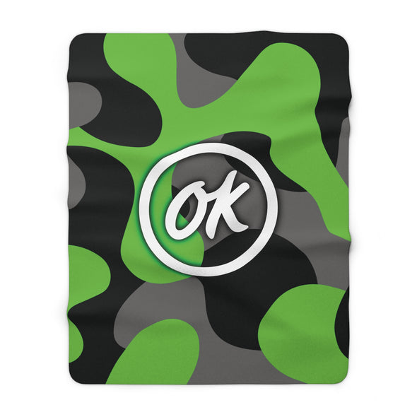 Sherpa Fleece Blanket - OKO Camo